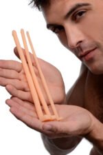 Master Series Dockers Silicone Urethral Sound Set - Flesh - Image 4