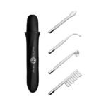 Master Series Elektrawand Rechargeable E-Stim Wand with Attachments Black - Image 2