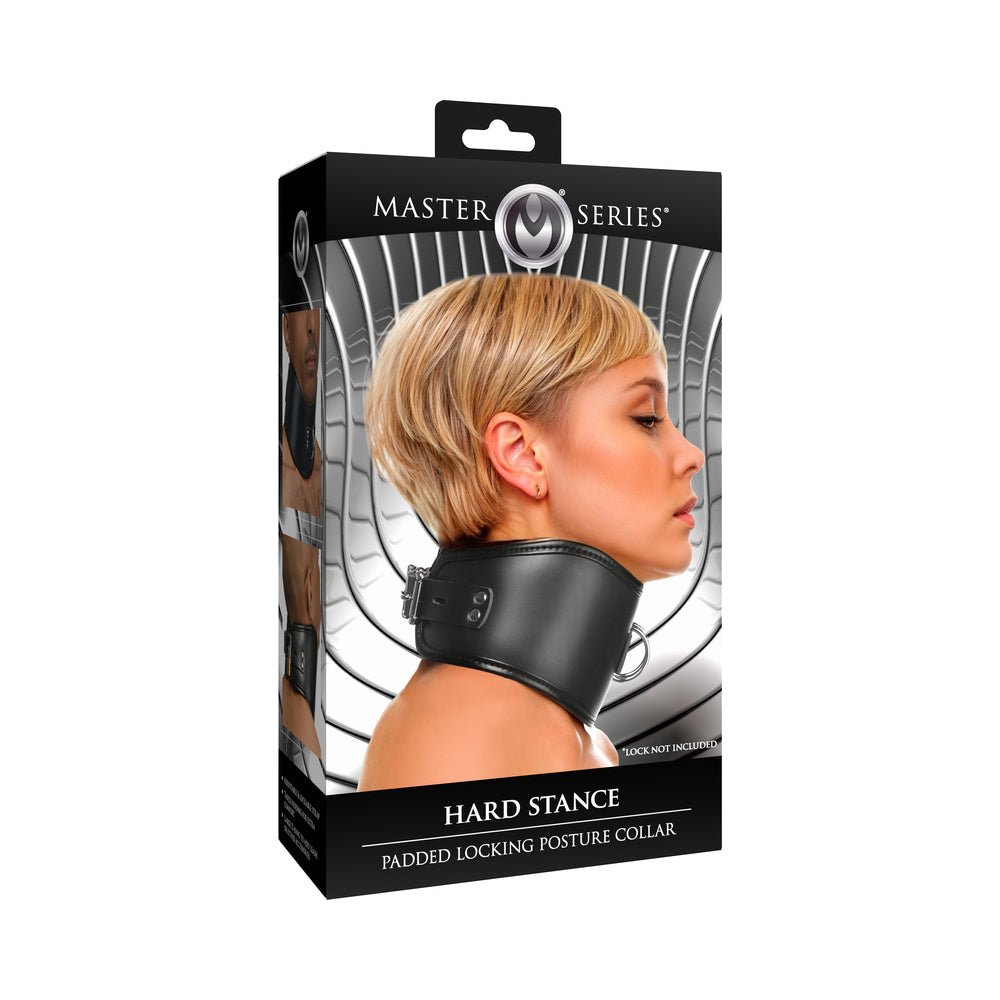 master-series-hard-stance-padded-locking-posture-collar Master Series Hard Stance Padded Locking Posture Collar - Image 1