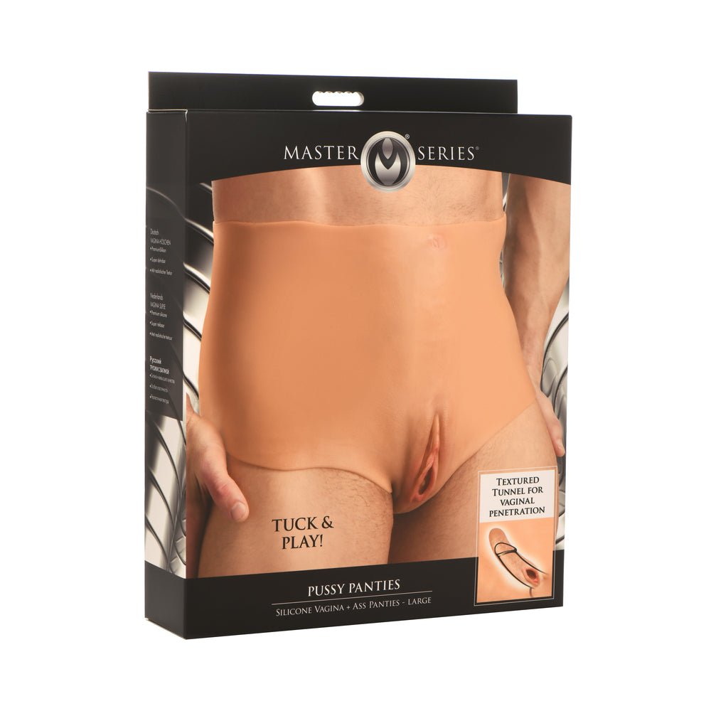 master-series-pussy-panties-silicone-vagina-ass-panties-s Master Series Pussy Panties Silicone Vagina + Ass Panties S - Image 1