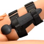 Master Series Thunderstick Thigh Strap Vibrating Wand with Harness - Image 6