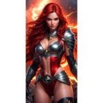 Masturs Solara Fire Sorceress Rechargeable Multi-Function Masturbator – Red - Image 5