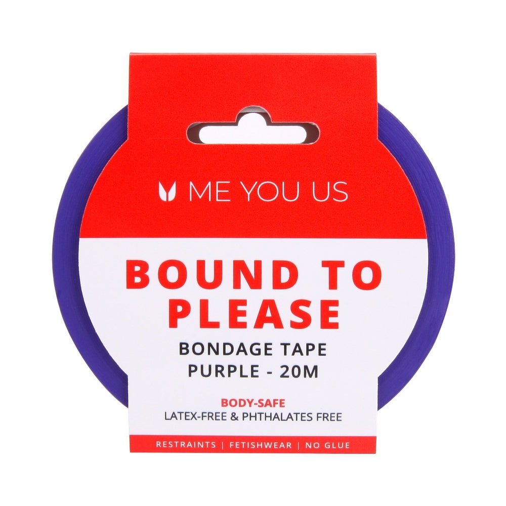 me-you-us-bound-to-please-bondage-tape-restraints-purple-20m Me You Us Bound To Please Bondage Tape Restraints Purple 20m - Image 1