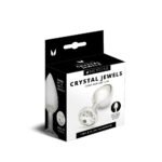 Me You Us Crystal Jewels Metal Plug Clear Medium