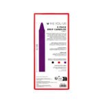 Me You Us Drip Candles 3 Pack Purple - Image 3