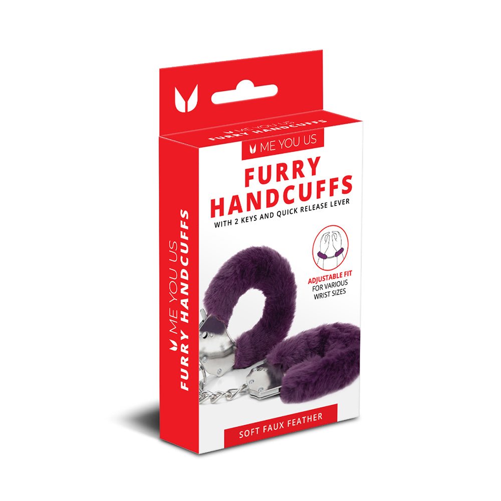 me-you-us-furry-handcuffs-purple Me You Us Furry Handcuffs Purple - Image 1