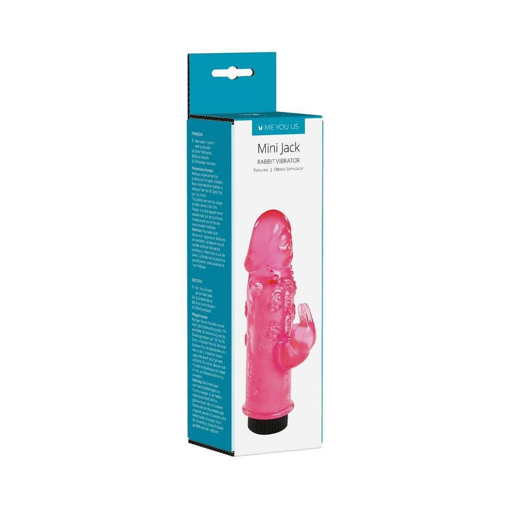 me-you-us-mini-jack-rabbit-vibrator-pink Me You Us Mini Jack Rabbit Vibrator Pink - Image 1