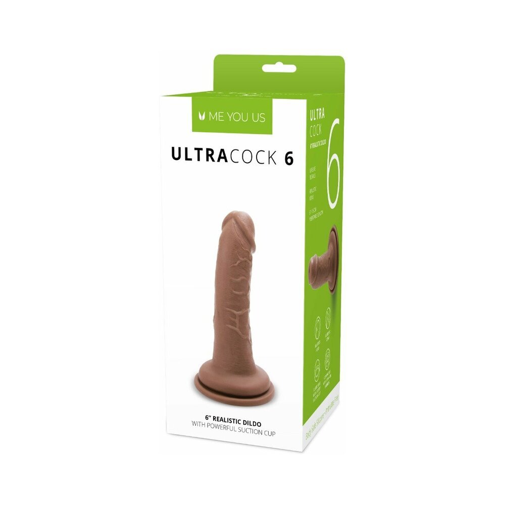 me-you-us-ultra-cock-6-in-realistic-dildo-caramel Me You Us Ultra Cock 6 in. Realistic Dildo Caramel - Image 1