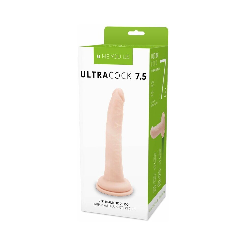me-you-us-ultra-cock-75-in-realistic-dildo-vanilla Me You Us Ultra Cock 7.5 in. Realistic Dildo Vanilla - Image 1