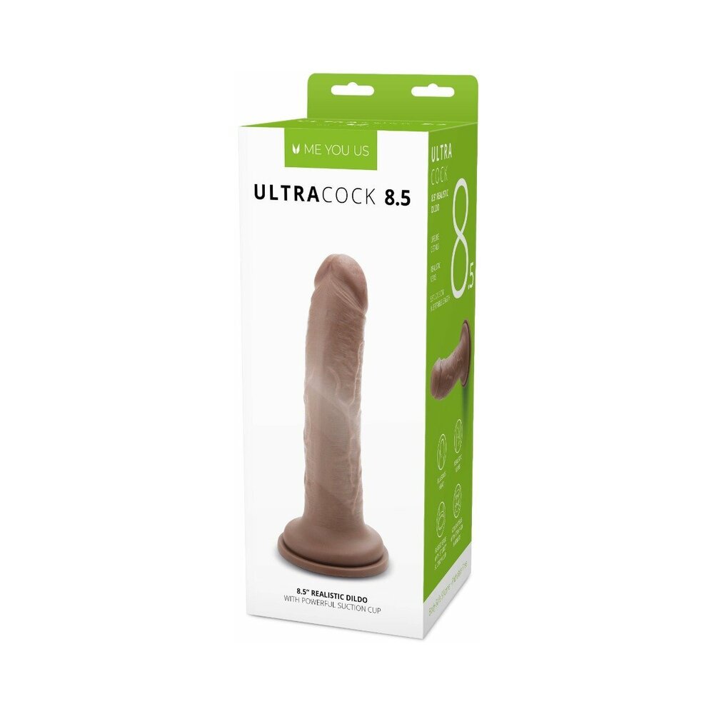 me-you-us-ultra-cock-85-in-realistic-dildo-caramel Me You Us Ultra Cock 8.5 in. Realistic Dildo Caramel - Image 1