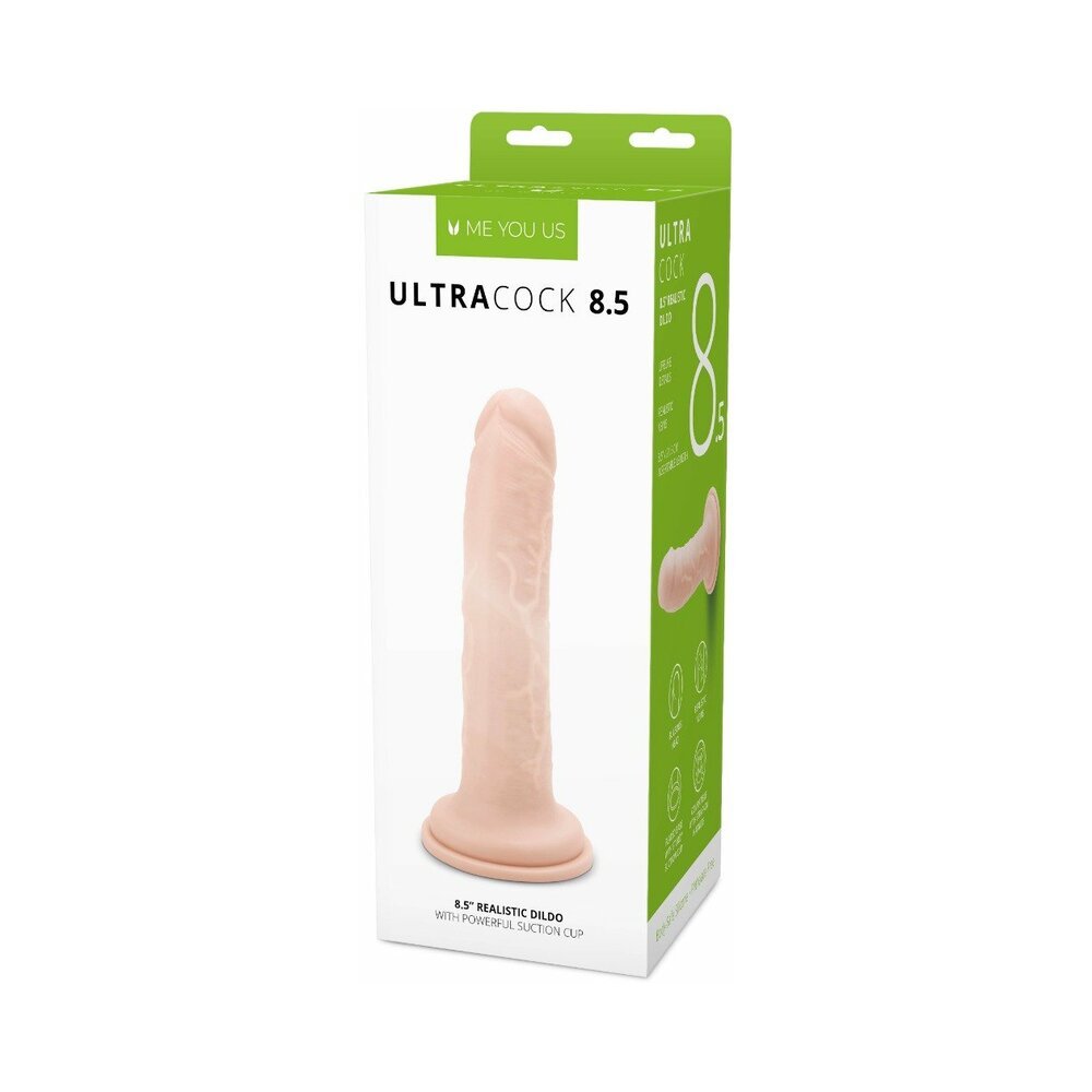 me-you-us-ultra-cock-85-in-realistic-dildo-vanilla Me You Us Ultra Cock 8.5 in. Realistic Dildo Vanilla - Image 1