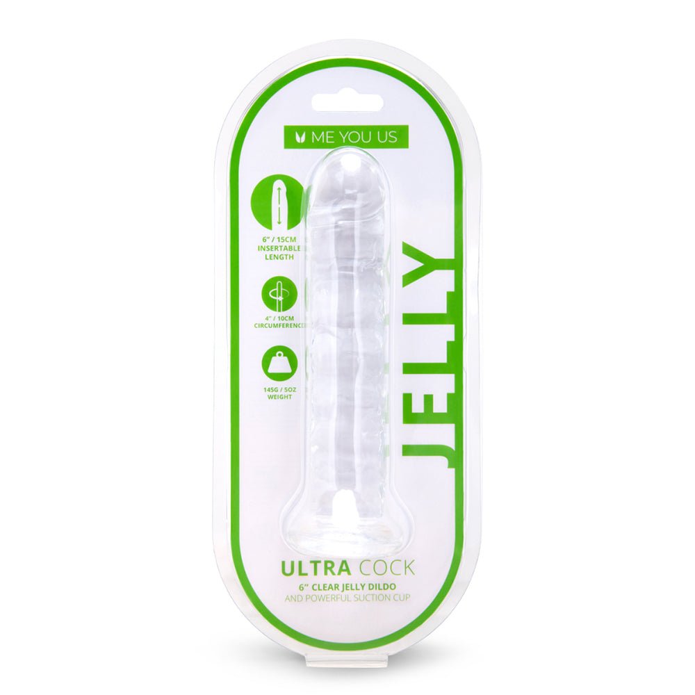 me-you-us-ultracock-clear-jelly-6-in-dong Me You Us Ultracock Clear Jelly 6 in. Dong - Image 1