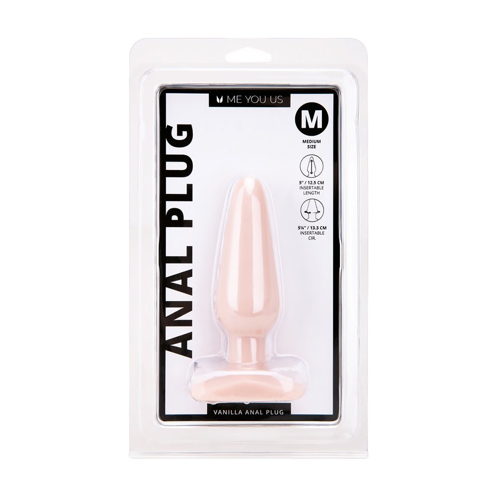 me-you-us-vanilla-medium-anal-plug Me You Us Vanilla Medium Anal Plug - Image 1