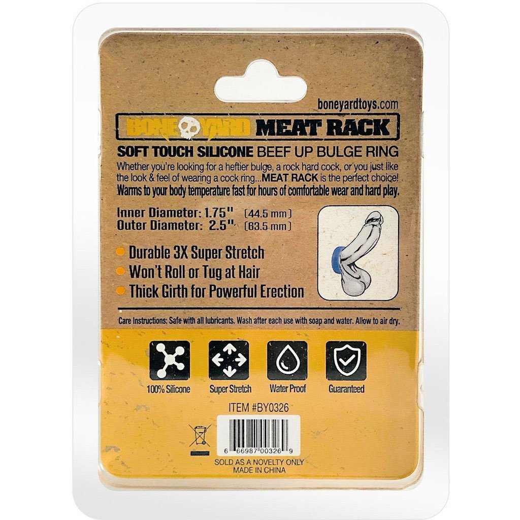 meat-rack-cock-ring-blue Meat Rack Cock Ring - Blue - Image 1