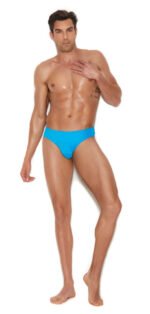 Men's Thong Back Brief - Large/xlarge - Turquoise - Image 2