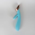 Metis Rabbit Vibe Rechargeable Dual-Motor Vibrator – Blue - Image 2