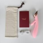 Metis Touch Panel Rabbit Vibrator – Medical-Grade Silicone – Pink - Image 3