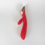 Metis Touch Panel Rabbit Vibrator – Medical-Grade Silicone – Red - Image 2