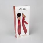 Metis Touch Panel Rabbit Vibrator – Medical-Grade Silicone – Red - Image 4