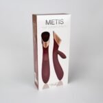 Metis Touch Panel Rabbit Vibrator – Medical-Grade Silicone – Wine Red - Image 4