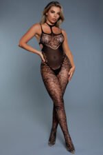 Midnight Desire Bodystocking - One Size - Black - Image 4