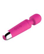 Mini Halo Pink Rechargeable Wand Vibrator with Bendable Neck - Image 4