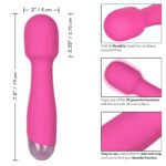 Mini Miracle Massager Rechargeable Vibrating Wand – Pink - Image 5