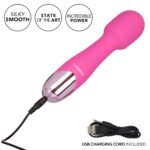 Mini Miracle Massager Rechargeable Vibrating Wand – Pink - Image 7