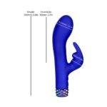 M''Lady Bunny Vibrator 6 in. Blue - Image 7