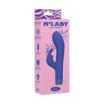 M''Lady Bunny Vibrator 6 in. Blue - Image 8