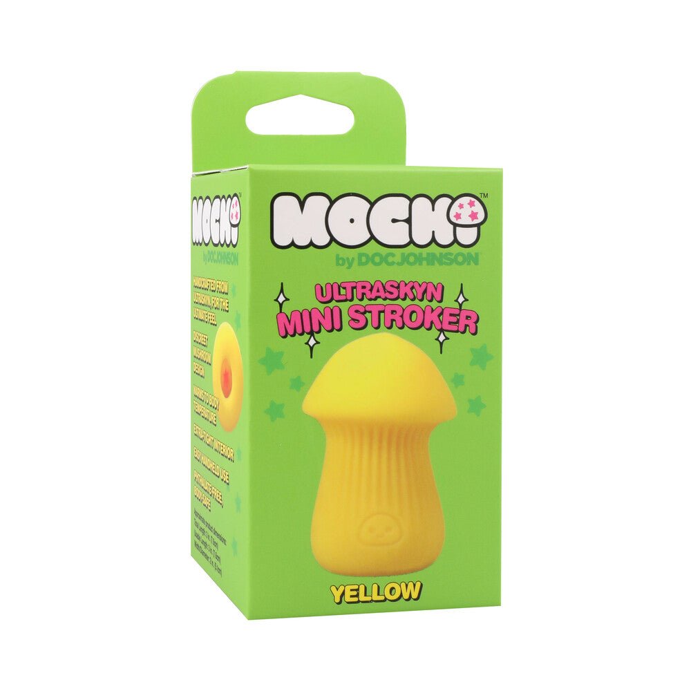 mochi-ultraskyn-mini-stroker-yellow Mochi ULTRASKYN Mini Stroker Yellow - Image 1