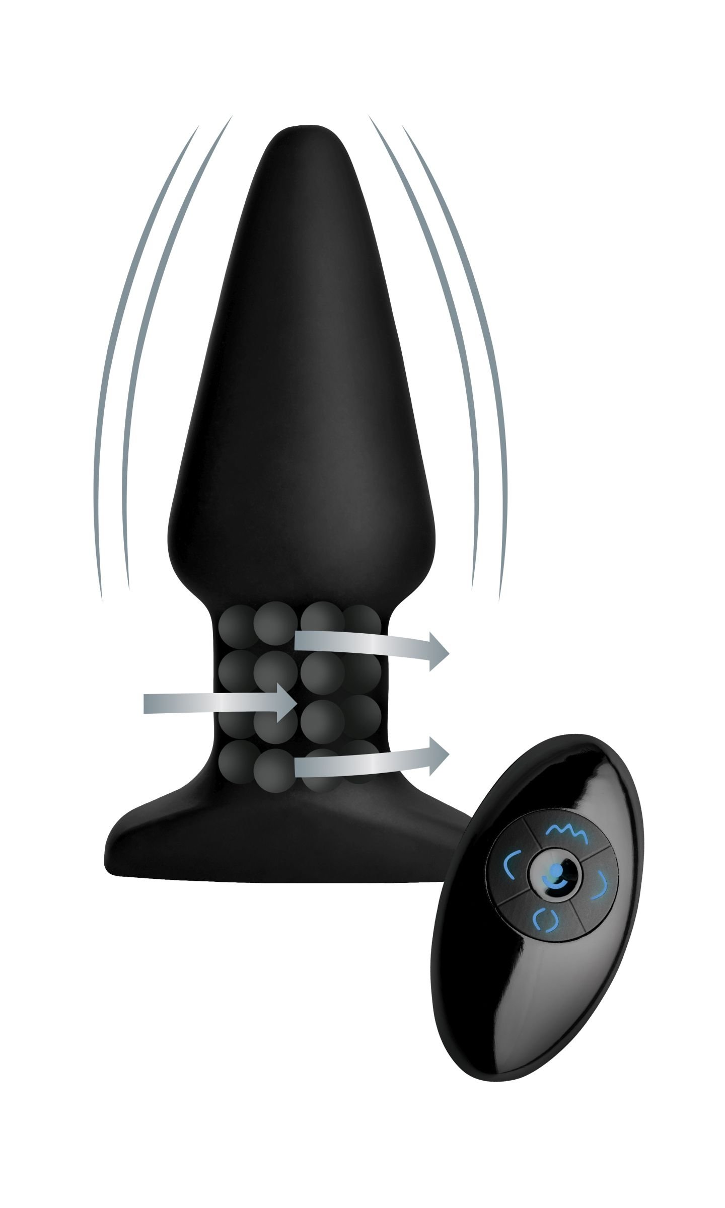 model-r-smooth-rimming-plug-with-remote-control Model R Smooth Rimming Plug with Remote Control - Image 1