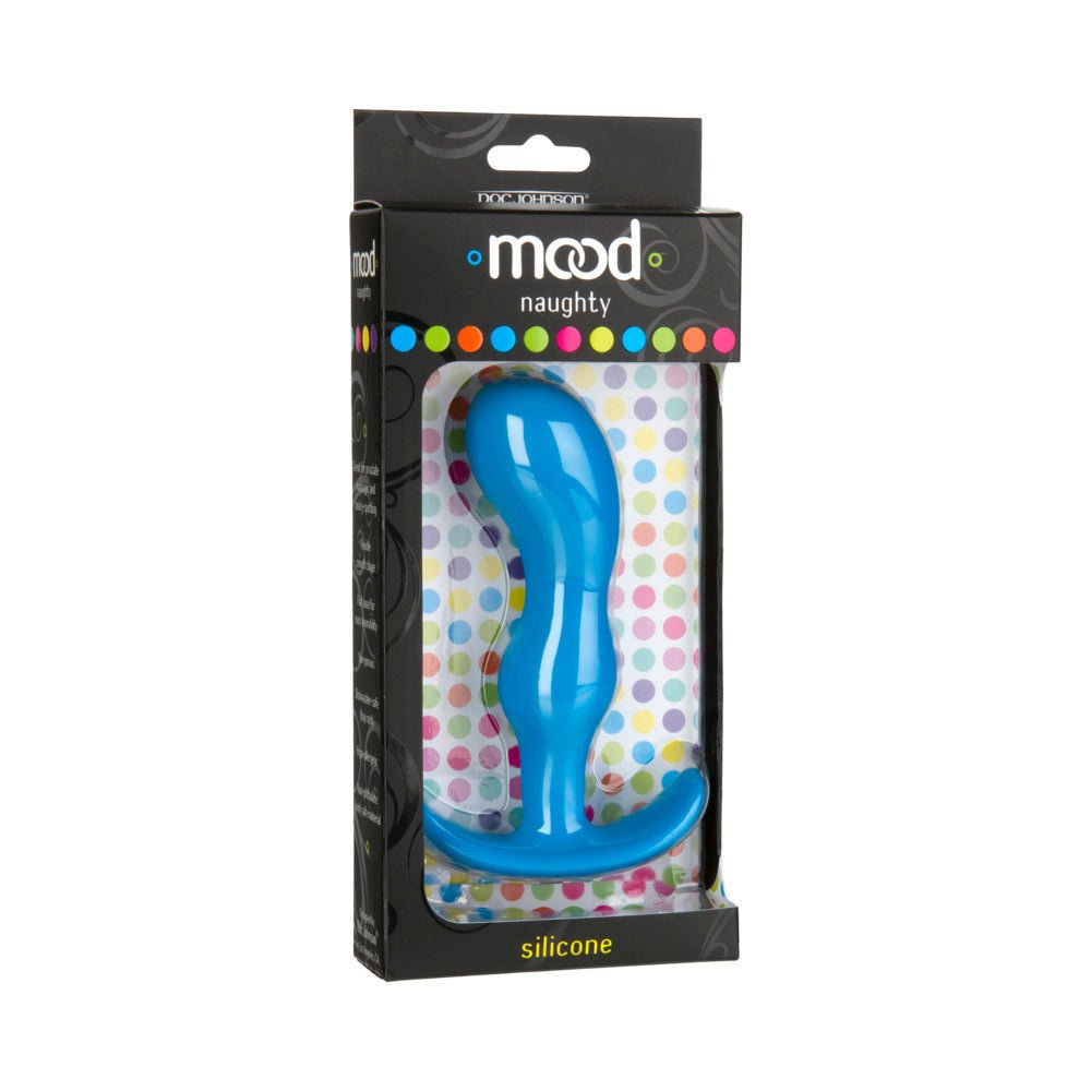 mood-naughty-2-large-blue-silicone-butt-plug Mood - Naughty 2 - Large Blue Silicone Butt Plug - Image 1