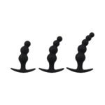 Mood Naughty Beaded Trainer Set Black – 3-Piece Anal Plug Set - Image 2