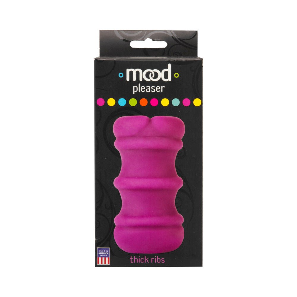 mood-pleaser-ur3-thick-ribbed-purple Mood - Pleaser UR3 - Thick Ribbed Purple - Image 1