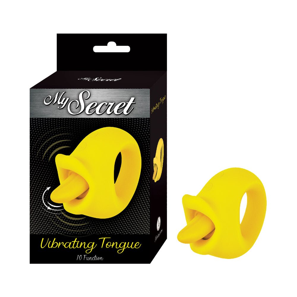 my-secret-vibrating-tongue-yellow My Secret Vibrating Tongue Yellow - Image 1