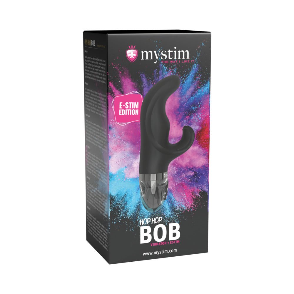 mystim-hop-hop-bob-estim-vibrator-black Mystim Hop Hop Bob eStim Vibrator Black - Image 1