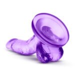 Naturally Yours - 4 Inch Mini Cock - Purple - Image 5