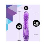 Naturally Yours Bump n'' Grind Textured Slimline Vibrator Purple - Image 7