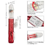 Naughty Bits Cumball Machine Thrusting Jack Rabbit Vibrator – Red - Image 3