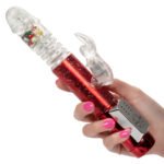 Naughty Bits Cumball Machine Thrusting Jack Rabbit Vibrator – Red - Image 7