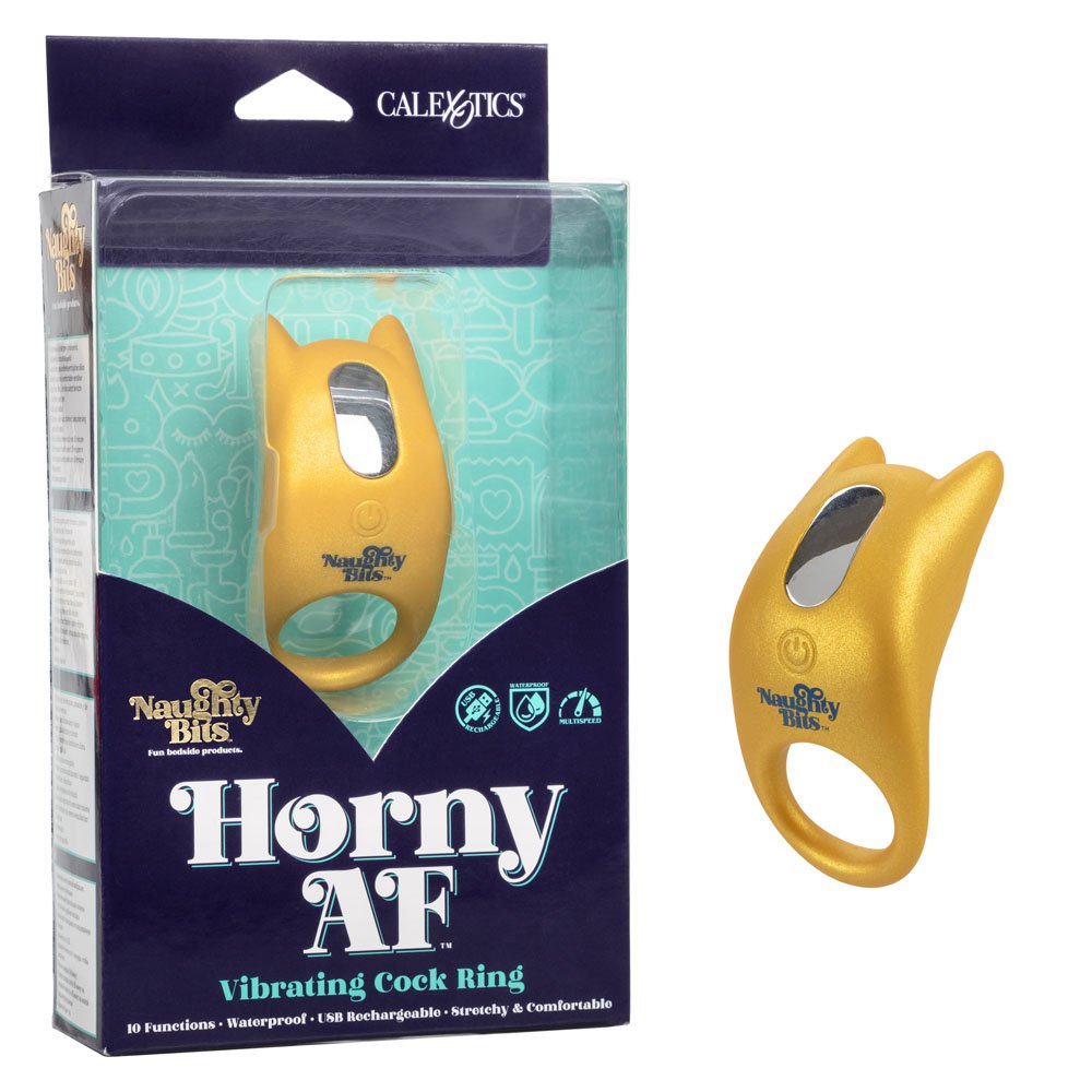 naughty-bits-horny-af-vibrating-cock-ring Naughty Bits Horny Af Vibrating Cock Ring - Image 1