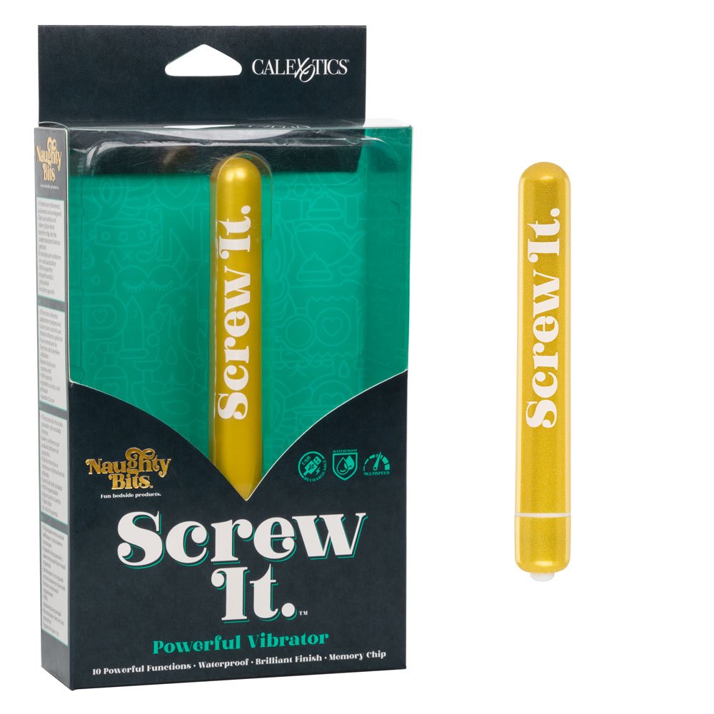 naughty-bits-screw-it-powerful-vibrator Naughty Bits Screw It Powerful Vibrator - Image 1
