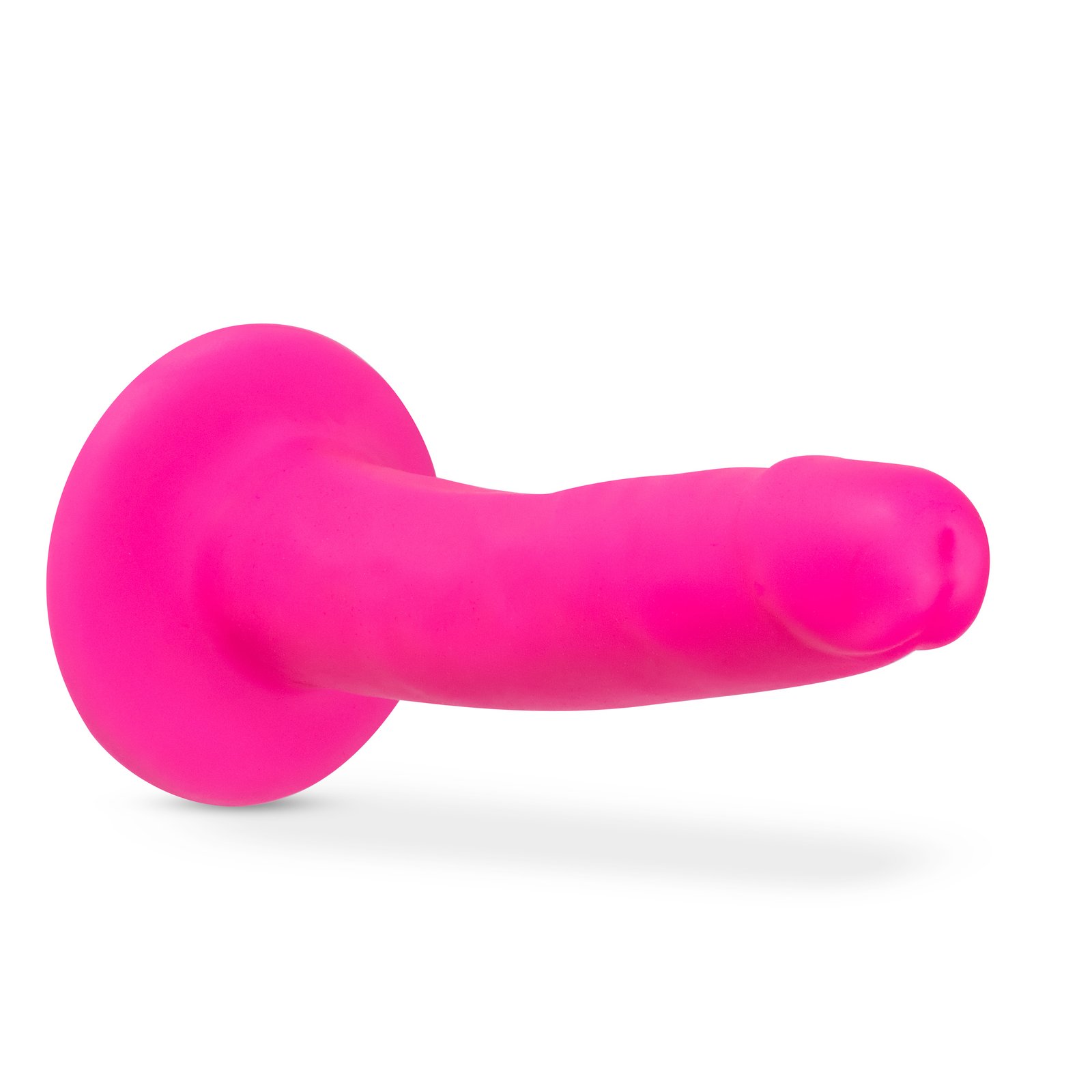 neo-elite-6-inch-silicone-dual-density-cock-neon-pink Neo Elite - 6 Inch Silicone Dual Density Cock - Neon Pink - Image 1