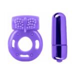 Neon 3-Piece Silicone Vibrating Couples Kit Purple - Image 2