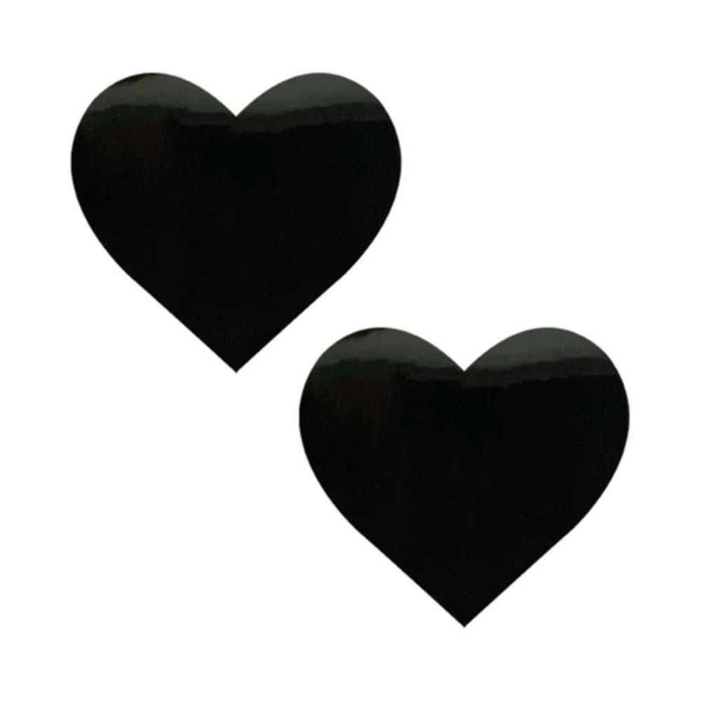 neva-nude-pasty-black-wet-vinyl-dom-squad-heart Neva Nude Pasty Black Wet Vinyl Dom Squad Heart - Image 1
