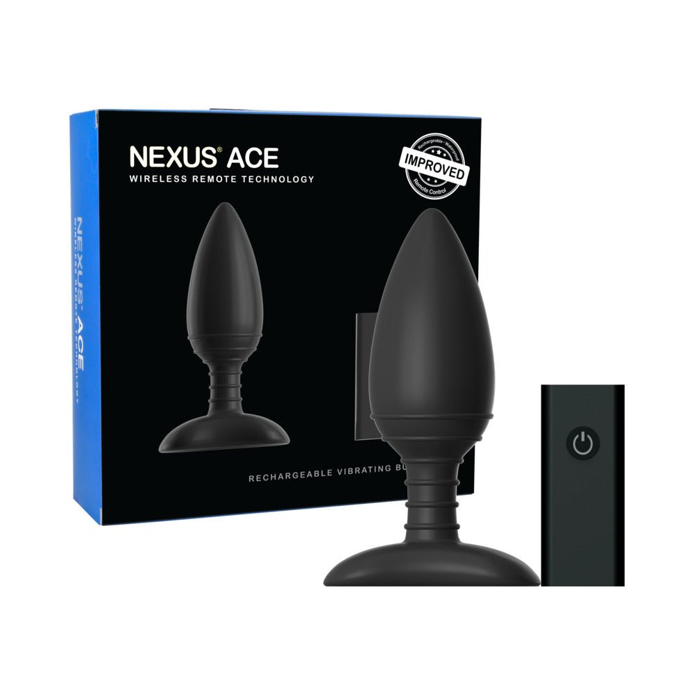 nexus-ace-large-remote-control-vibrating-butt-plug Nexus Ace Large Remote Control Vibrating Butt Plug - Image 1