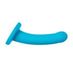 Nexus Collection - Hux - 7 Inch Silicone Dildo -  Turquoise - Image 4