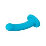 Nexus Collection - Hux - 7 Inch Silicone Dildo -  Turquoise - Image 5
