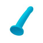 Nexus Collection - Hux - 7 Inch Silicone Dildo -  Turquoise - Image 8